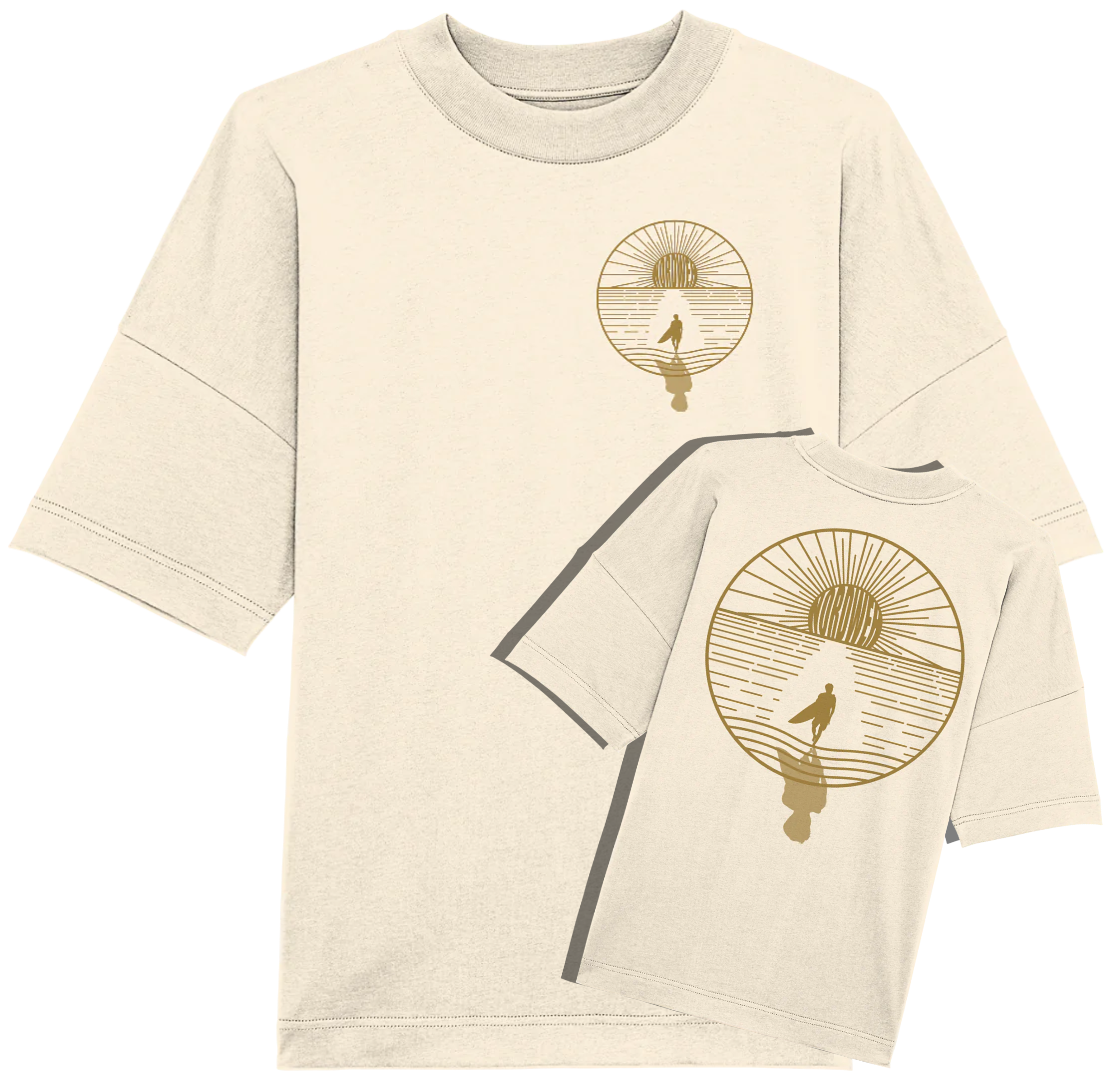 Golden Hour - Organic Oversize Surf Shirt