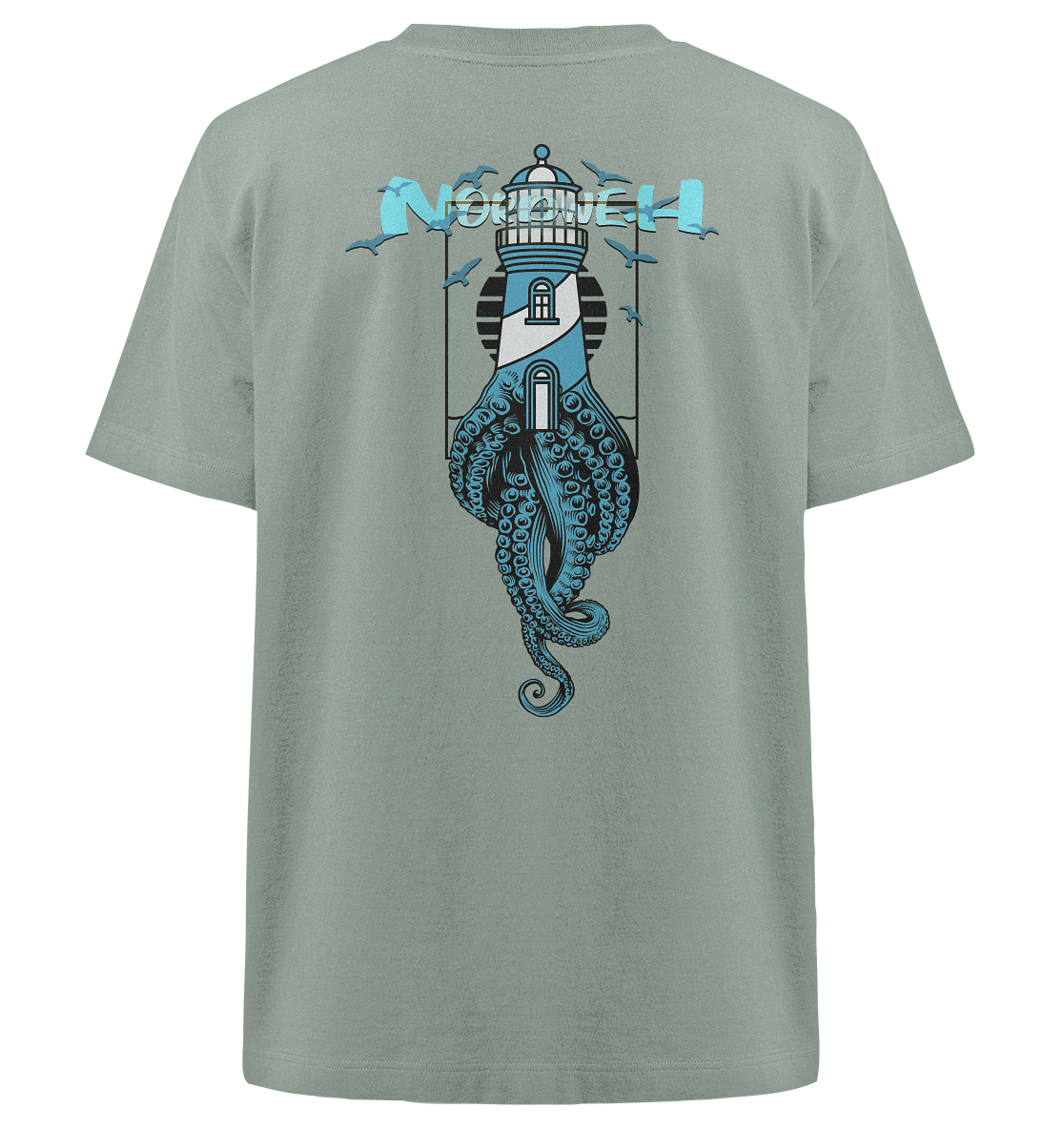 Octokeys - Heavy Oversized Organic Shirt Helgoland