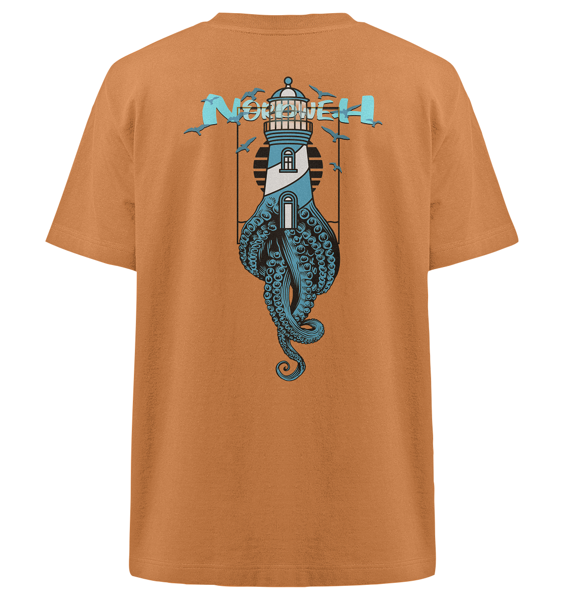Octokeys - Heavy Oversized Organic Shirt Helgoland