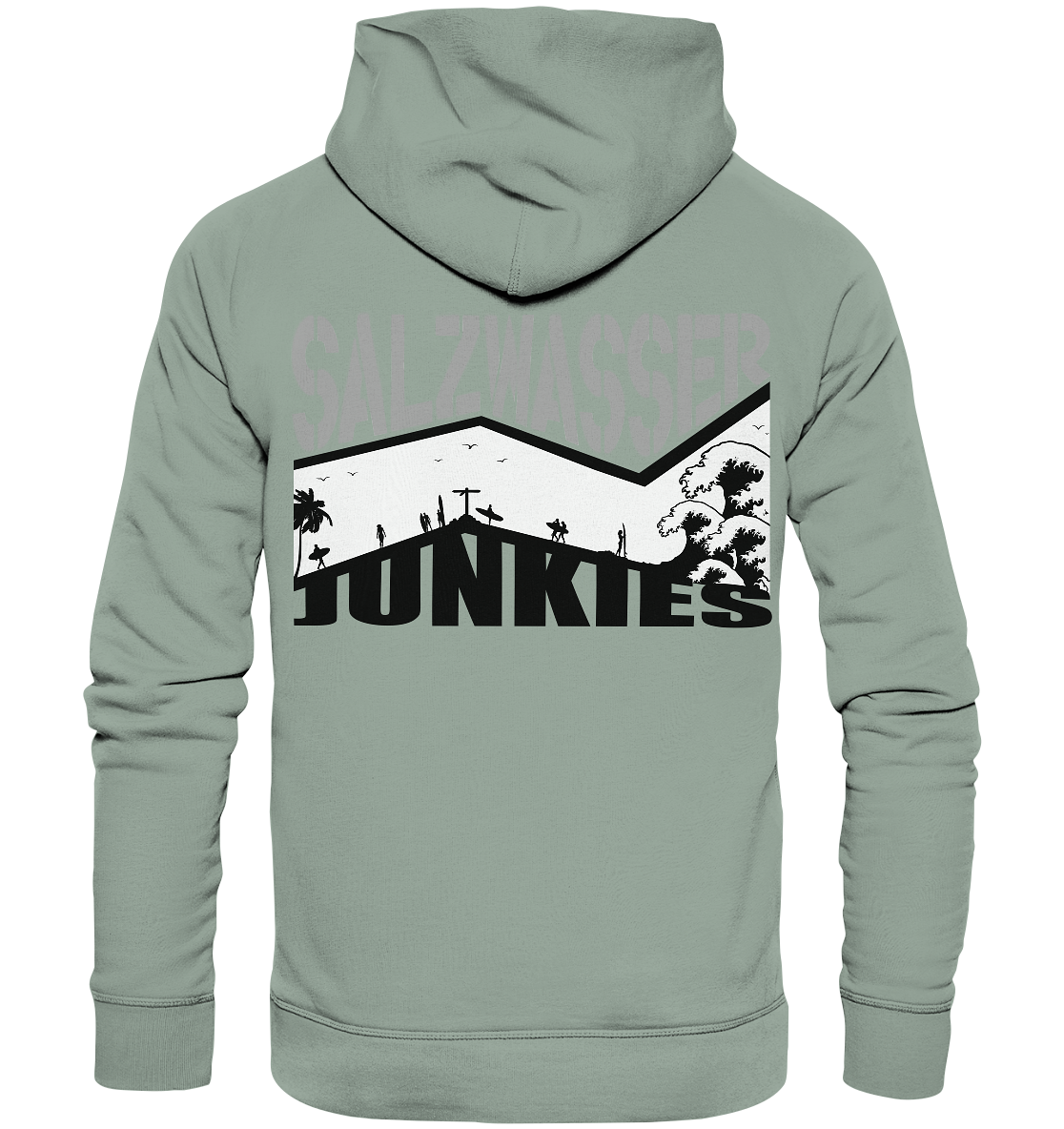 Salzwasser Junkie - Organic Surf Hoodie