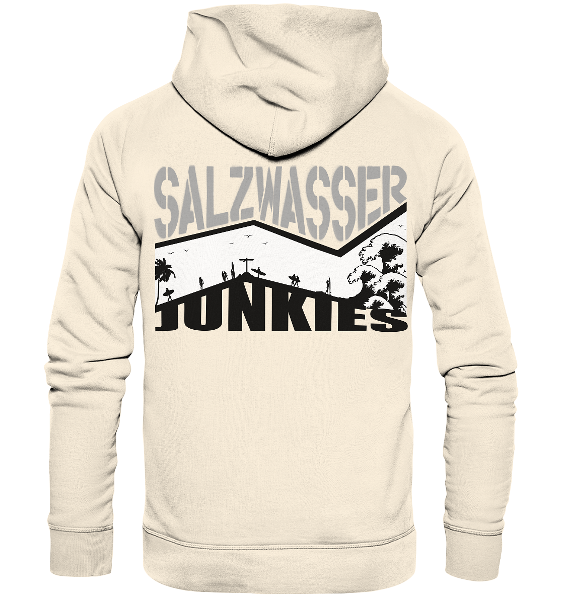 Salzwasser Junkie - Organic Surf Hoodie