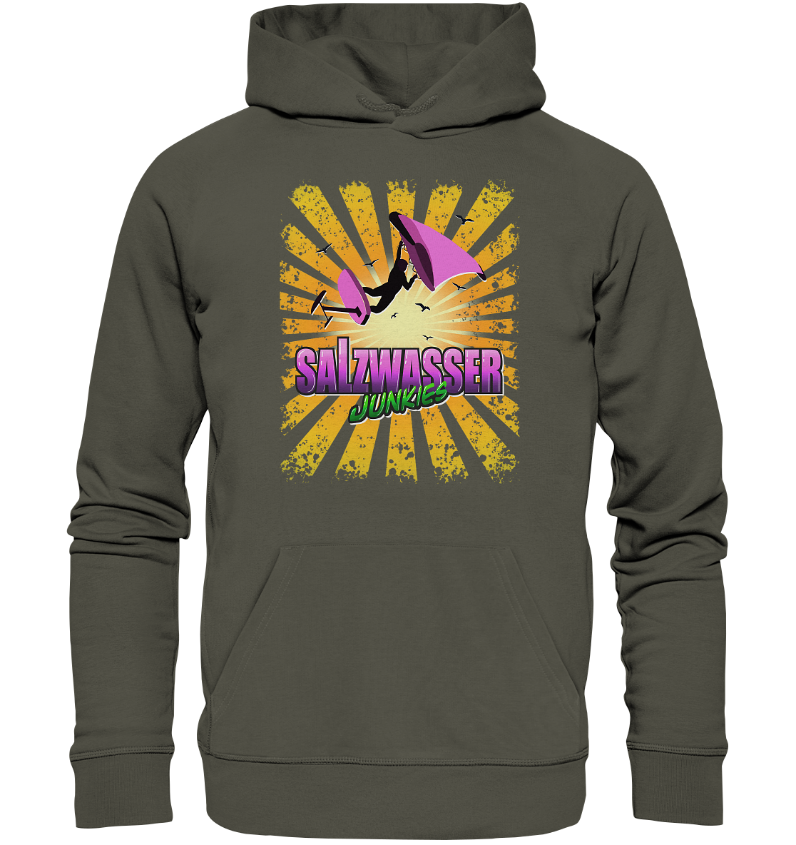 Wingfoil Junkie - Organic Surf Hoodie