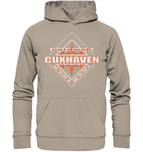 Kugelbake - Organic Hoodie Cuxhaven