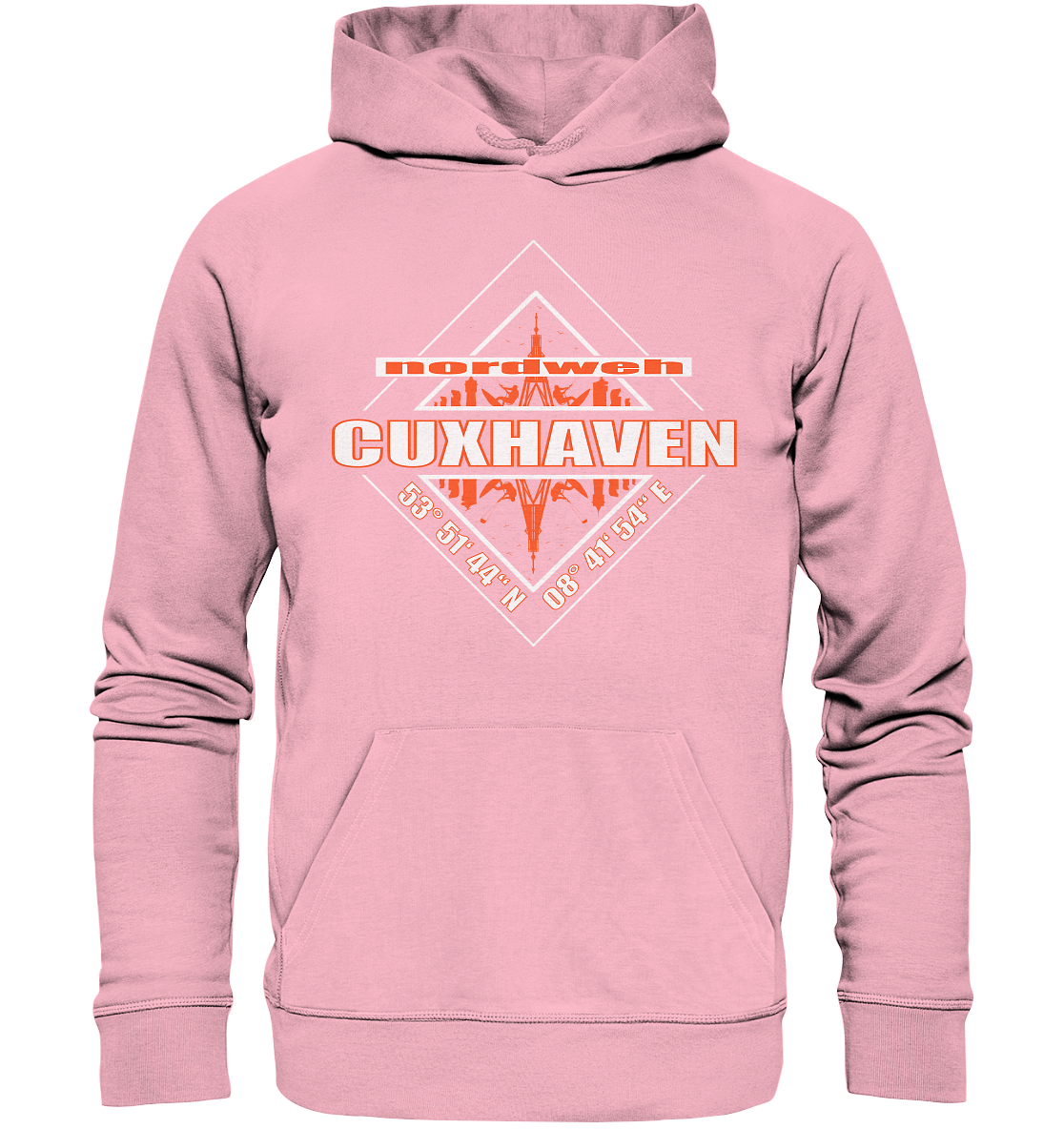 Kugelbake - Organic Hoodie Cuxhaven