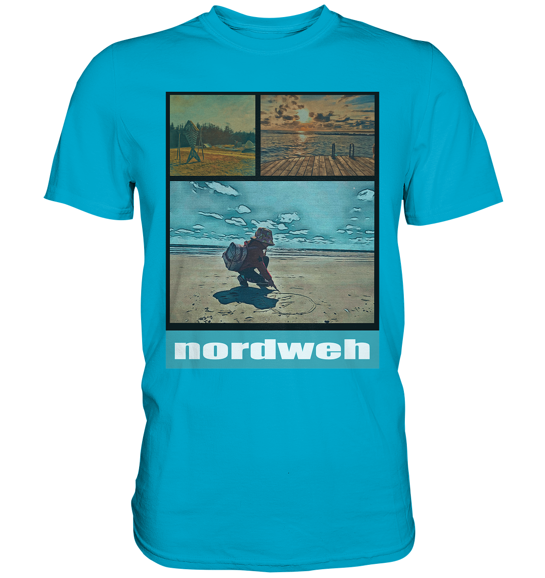 Tag am Meer - Premium Classic T-Shirt Blavand