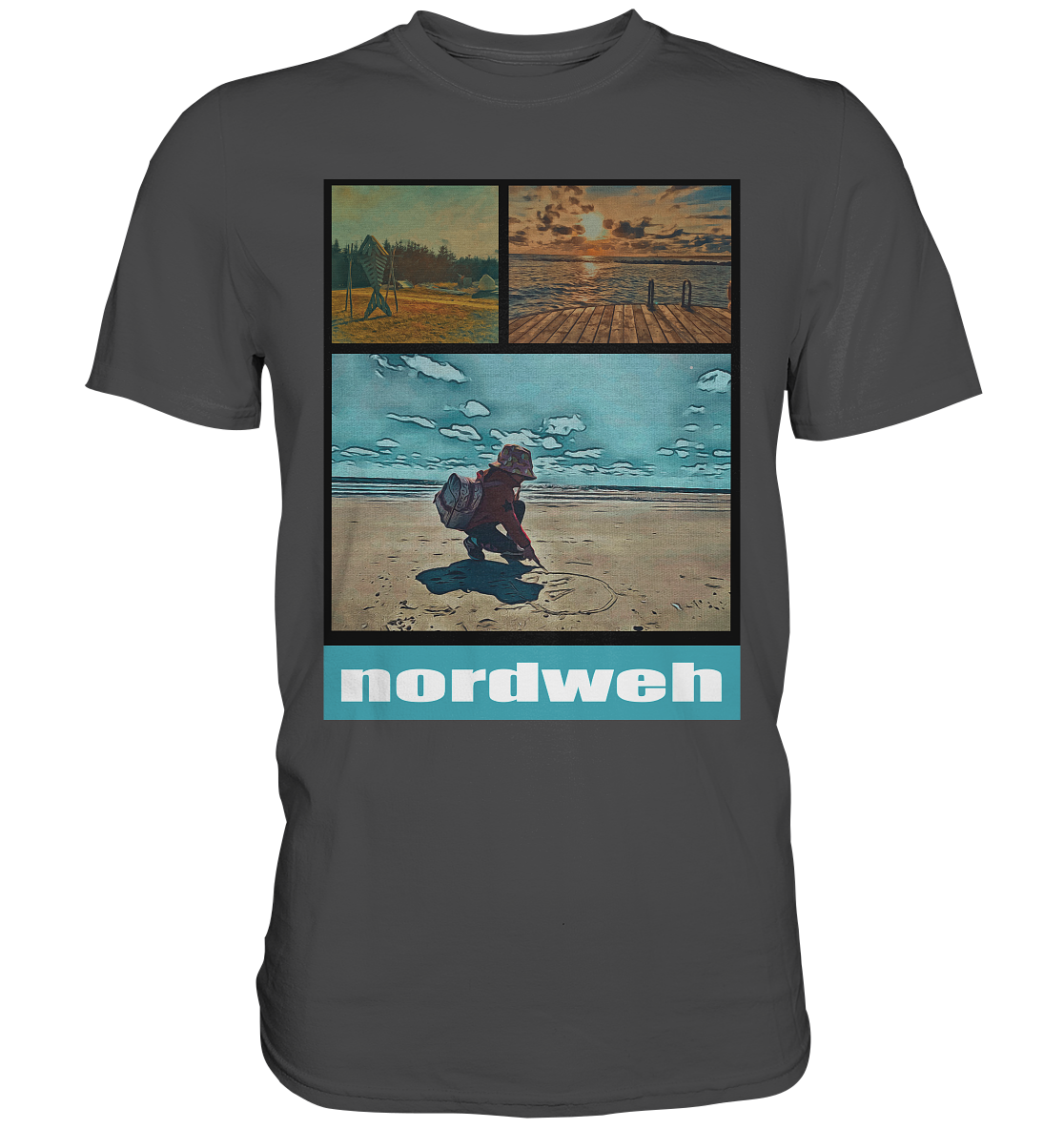 Tag am Meer - Premium Classic T-Shirt Blavand