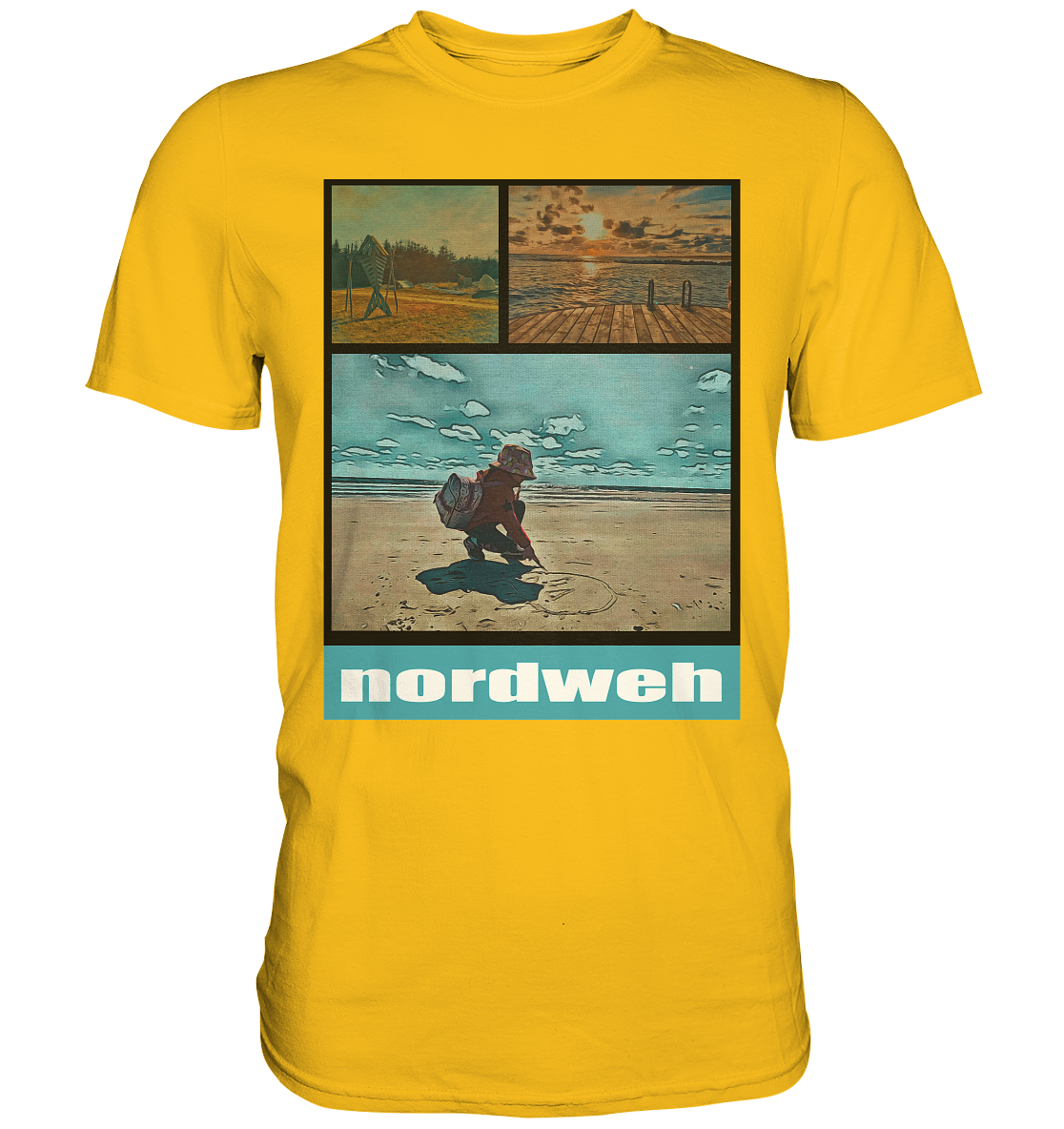 Tag am Meer - Premium Classic T-Shirt Blavand