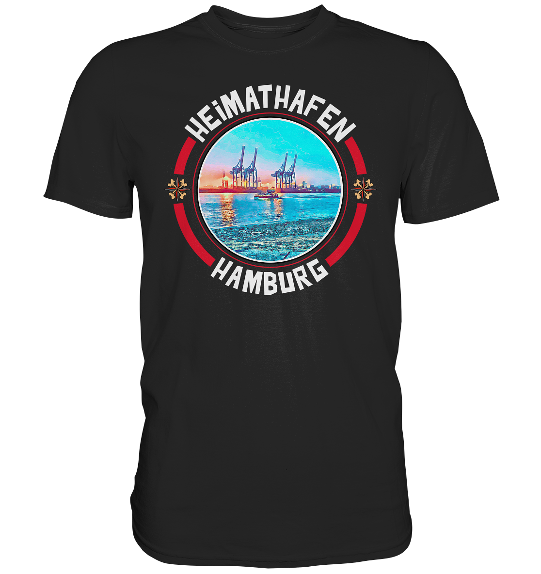 HHeimathafen  - Premium Hamburg Shirt