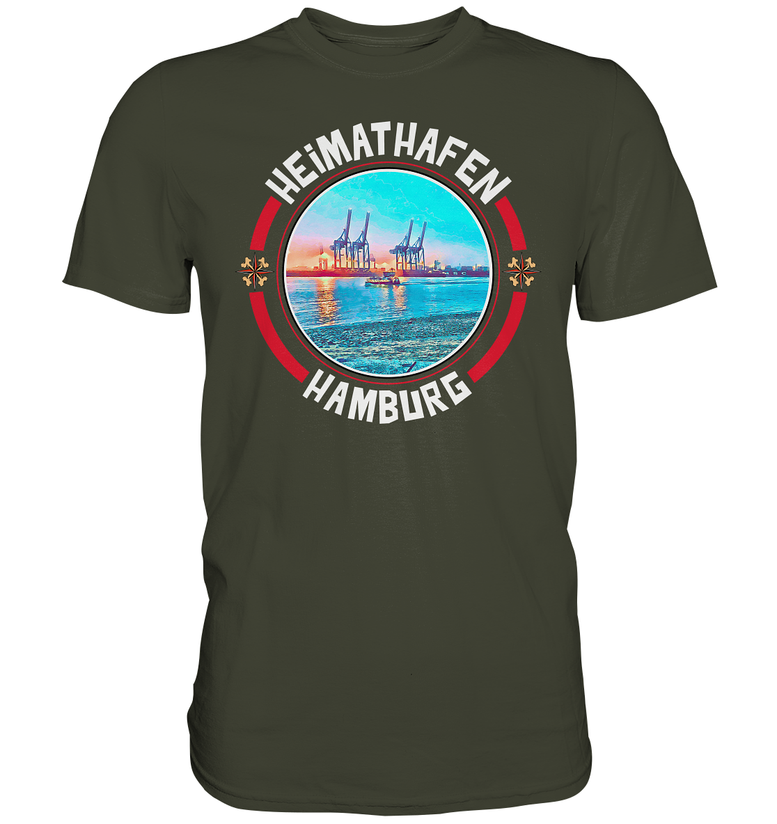 HHeimathafen  - Premium Hamburg Shirt